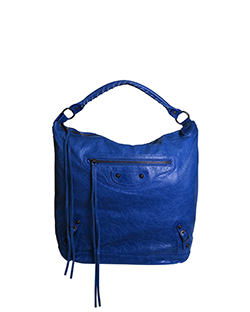 Day Hobo, Chevre Leather, French Blue, M, 213048, DB